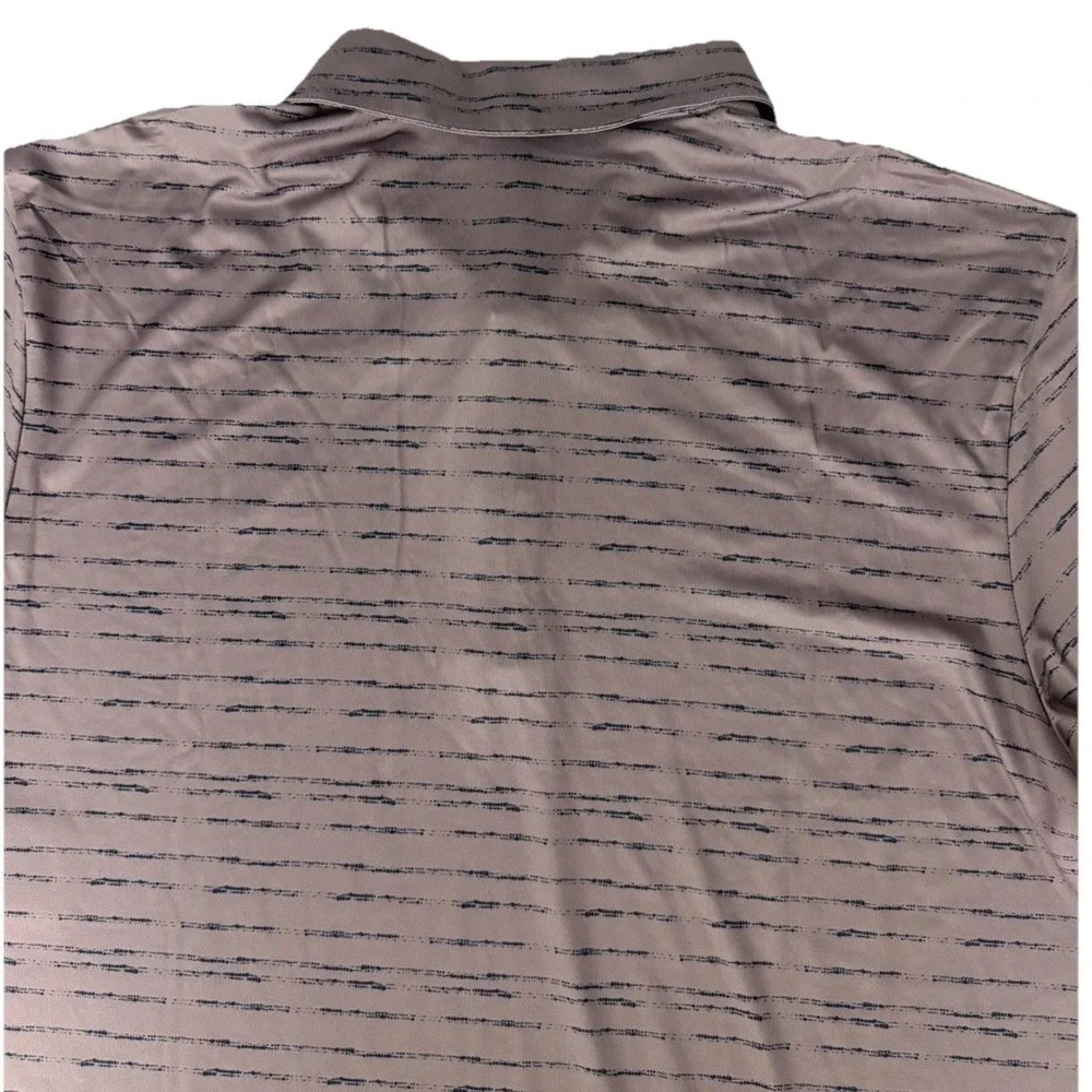 Adidas Men'sUltimate 365 Mesh Glimer Print Golf Polo Short Sleeve Shirt SZ L New
